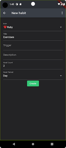 Habit Gems Screen 3