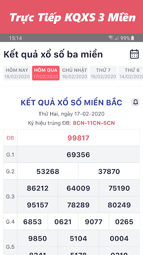 Số Đỏ: Kết Quả Xổ Số XSMB XSMN Screen 2