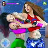 Angry Girl Ring Wrestling Game icon