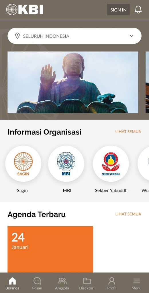 Android application Buddhayana screenshot