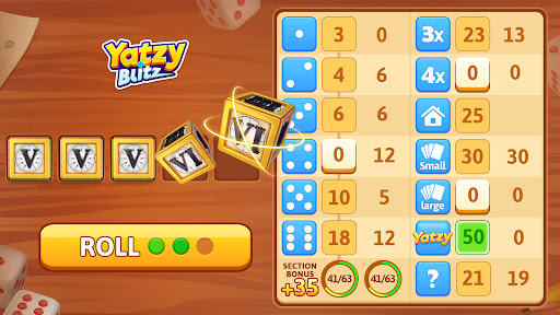Yatzy Blitz: Classic Dice Game screenshot 1