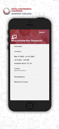 Total Experience Learning Screen 3