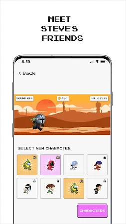 Game screenshot Steve & Friends: Dino Run Game hack