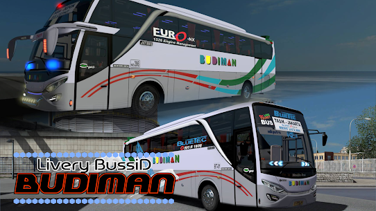 Download Livery Budiman double decker for Windows PC and Mac 1