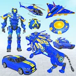 Cover Image of Download Lion Robot Transform Car Games  APK