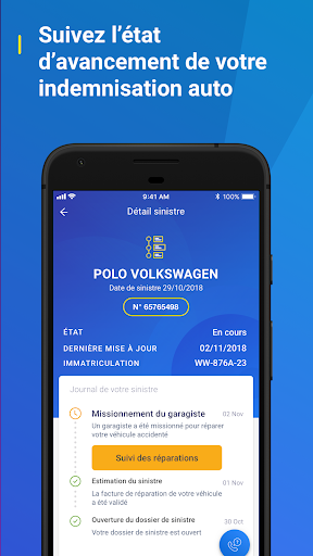 Android application Sanlam Maroc screenshort