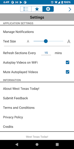 Oeste de Texas Hoy! Screen 2