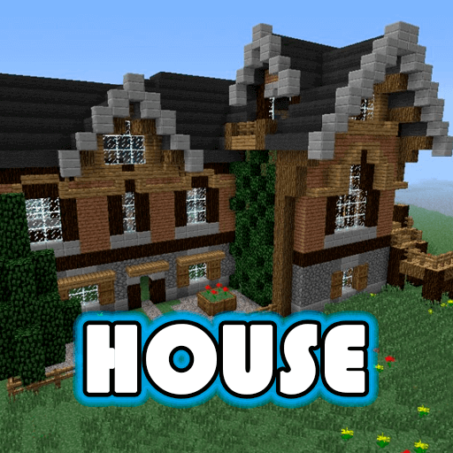 house maps for minecraft logo
