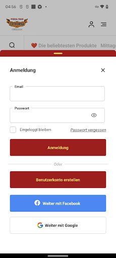 Fattoria Lieferservice Screen 2