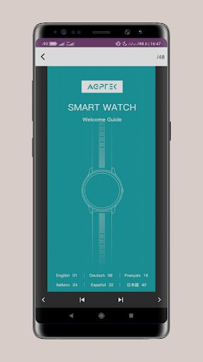 agptek smartwatch guide 5