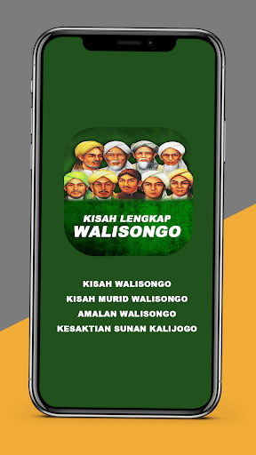 Android application Kisah Wali Songo lengkap screenshort