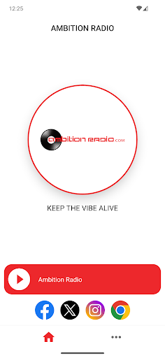 Android application Ambition Radio screenshort