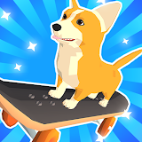 Skateboarding Dogs Race icon