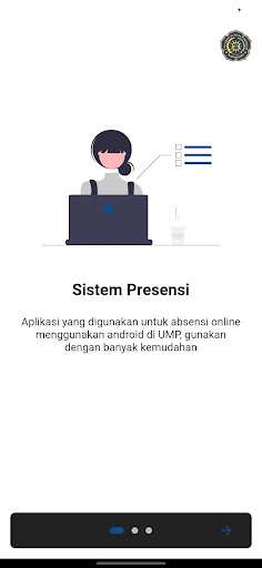 Android application Presensi Mobile QrCode UMP screenshort
