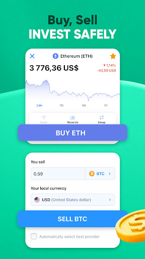 Bitcoin & Crypto DeFi Wallet Screen 3