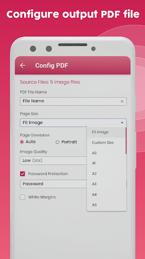 Images to PDF Convert Screen 2