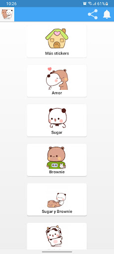 Android application Sugar y Brownie Ositos Tiernos screenshort