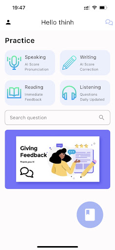 Android application PEP - Pro English Practice screenshort