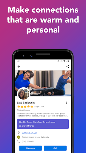 ContactsApp Local Pros Network Screen 3