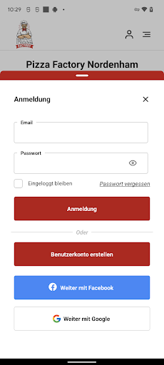 Pizza Factory Lieferservice Screen 2
