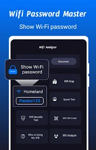 Wifi Analyzer - Password Show