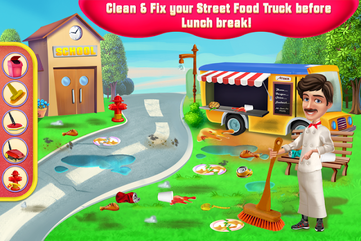 Food Truck Cooking & Cleaning MOD