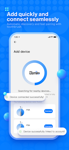 usmile Oral Care Screen 2