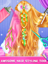 Braided Hair Salon Girls Games