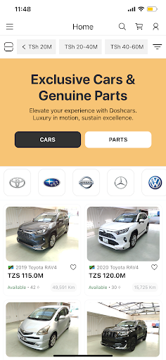 Android application Doshcars screenshort