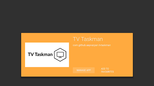 TV Taskmanager App Manager