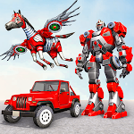 Cover Image of Herunterladen Horse Robot Jeep Games - Transform Robot Car Game 1.0 APK