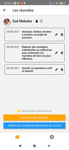 MesReussites - Carnet de suivi Screen 2
