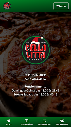 Android application Bella Vitta Pizzaria screenshort
