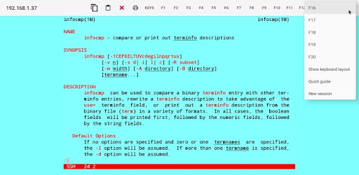 Mocha Telnet Lite for Chromebo