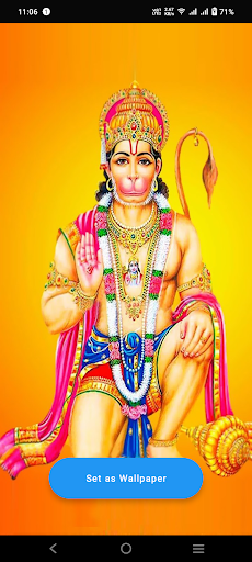Android application Hanuman Wallpaper screenshort