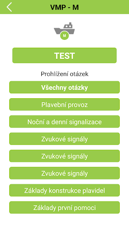 Kapitánské zkoušky (VMP) 2024 Screen 3