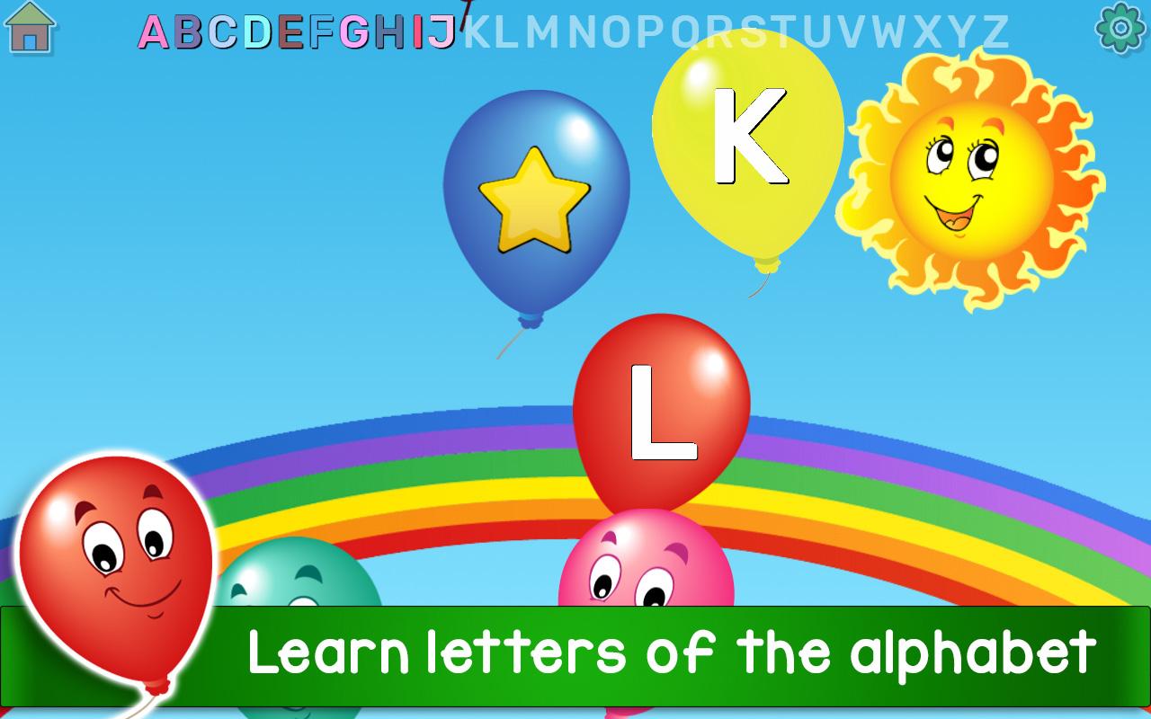 Android application Kids Balloon Pop Game screenshort