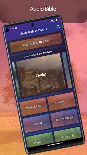 Android application Audio Bible screenshort
