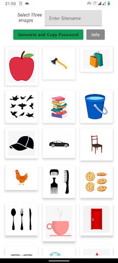 Android application Keys117 screenshort
