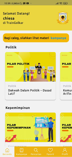 TrainGolkar Screen 3