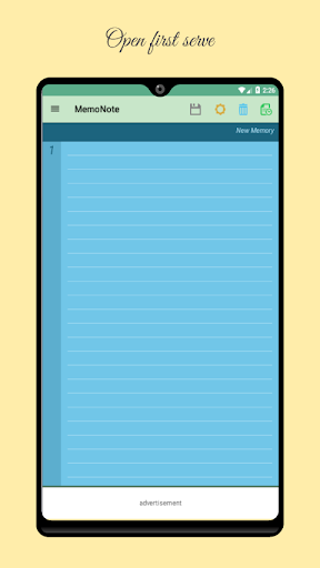 Android application MemoNote screenshort