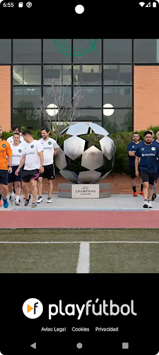 Android application Play Futbol screenshort