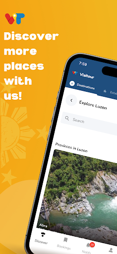Android application Visitour.ph screenshort