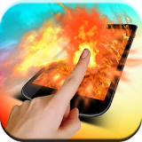Fire Screen Torch - Prank icon