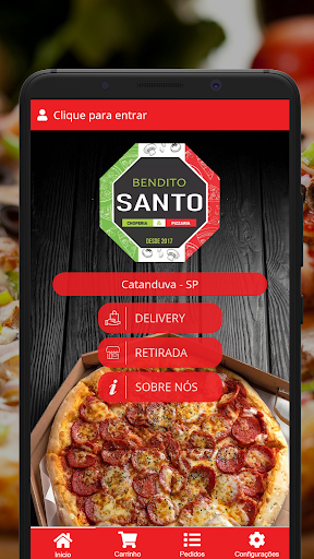 Android application Bendito Santo Pizzaria screenshort