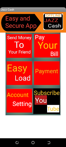 Android application JazzCash Offline screenshort
