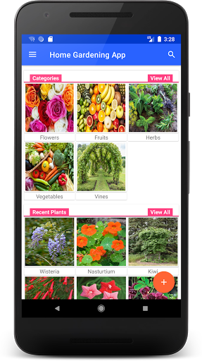 Android application Home Gardening App screenshort
