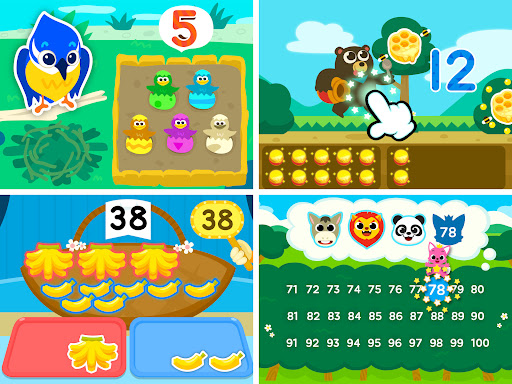 Screenshot of Pinkfong Numbers Zoo: Kid Math