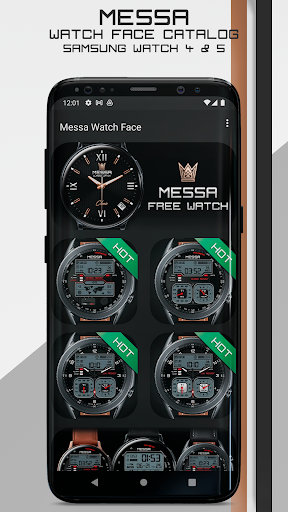 Android application Messa Watch Face Catalog screenshort