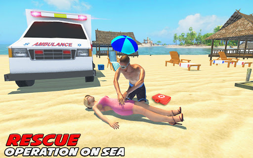 Beach Rescue Game Emergency Rescue Simulator